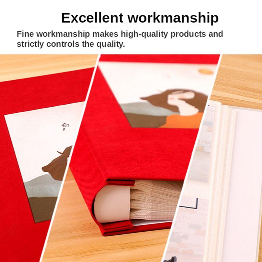 Album Ảnh 200 Ngăn Cỡ Lớn 4D 6 Inch Thiết Kế Dễ Thương