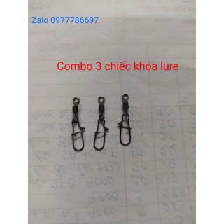 Combo 3 chiếc khóa móc mồi câu lure