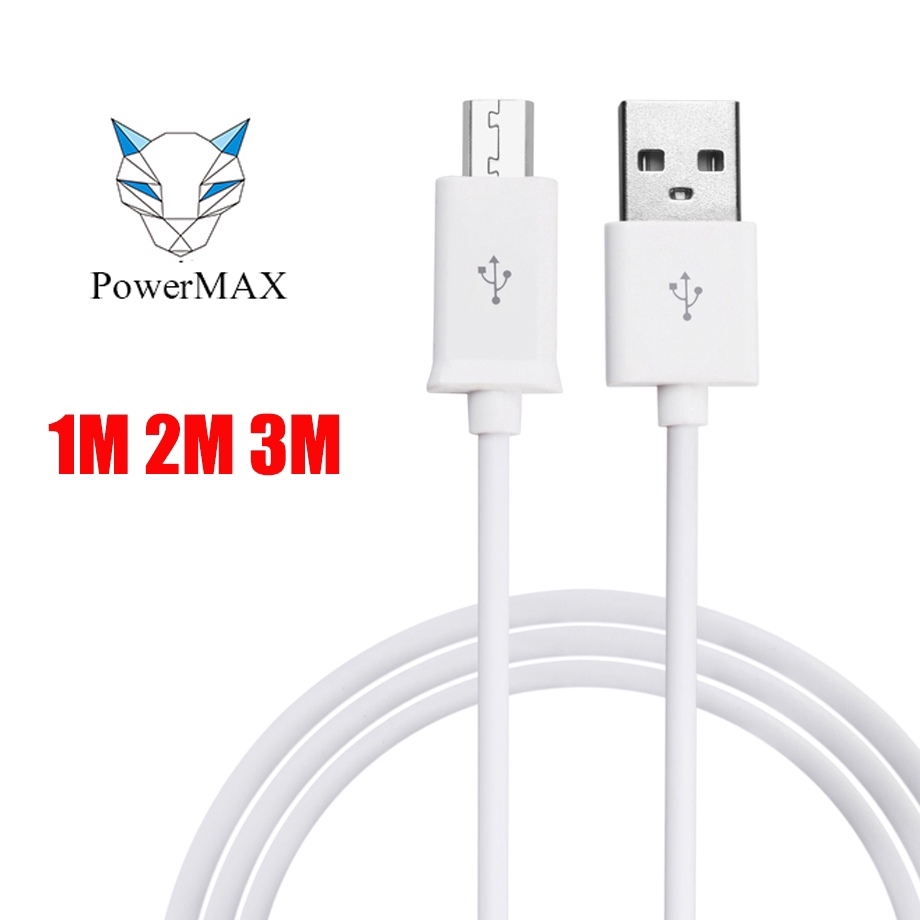 Dây cáp sạc dữ liệu Micro USB dài 1m / 2m / 3m dành cho điện thoại Android