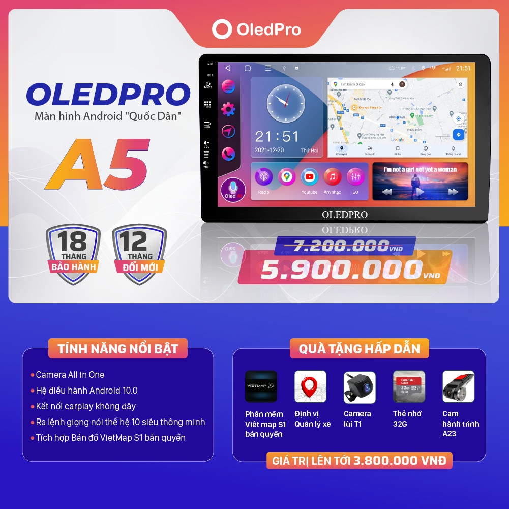Combo Màn Hình Oled Pro A5 Chính Hãng