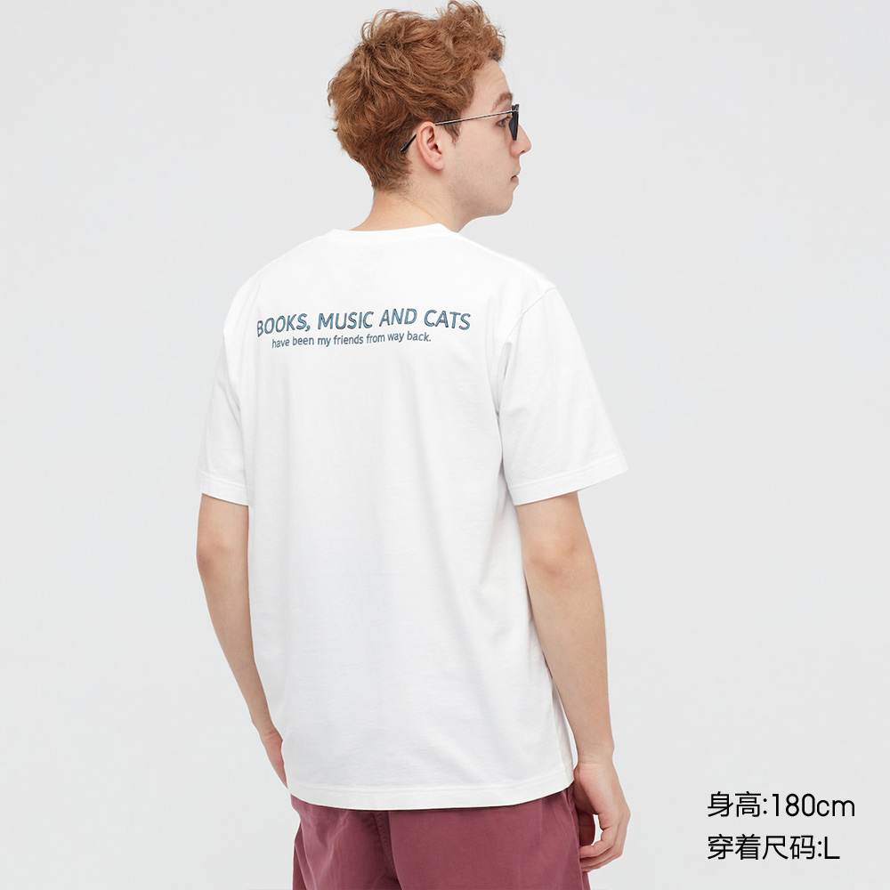 Áo Thun UNIQLO Tay Ngắn In Chữ Và Hình Thời Trang Cho Nam Nữ 43438