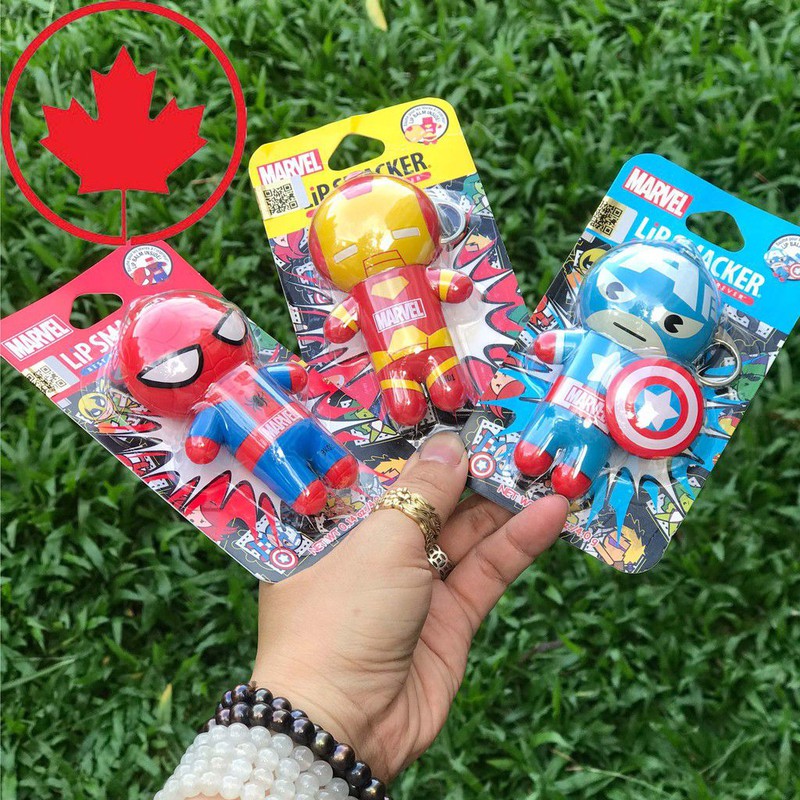 [Chuẩn Auth] Son siêu nhân Marvel - Son dưỡng Lip Smacker (hàng chính hãng Mỹ)