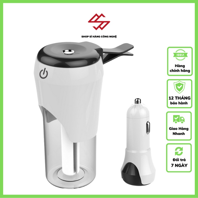 Máy tạo độ ẩm, phun sương không khí trên ô tô mini BC20 ( Có thể dùng tạo độ ẩm phòng )