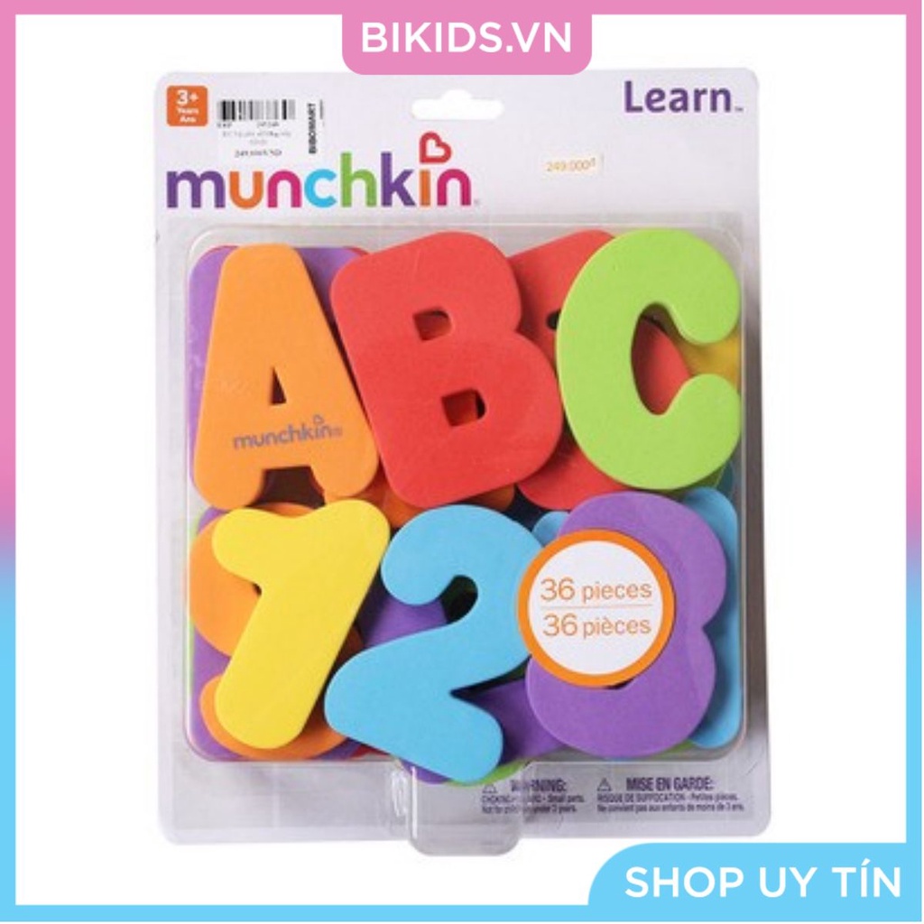 Bộ chữ số bằng xốp Munchkin