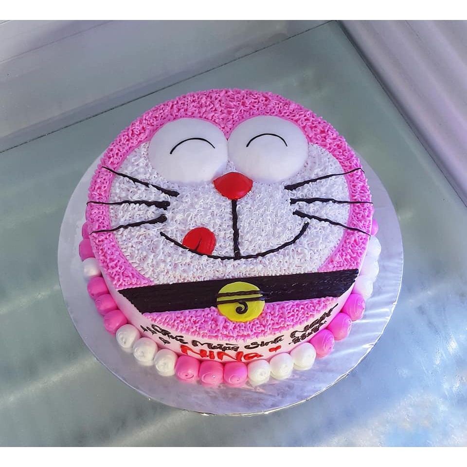 Bánh kem sinh nhật chủ đề hoạt hình nhân vật Doreamon