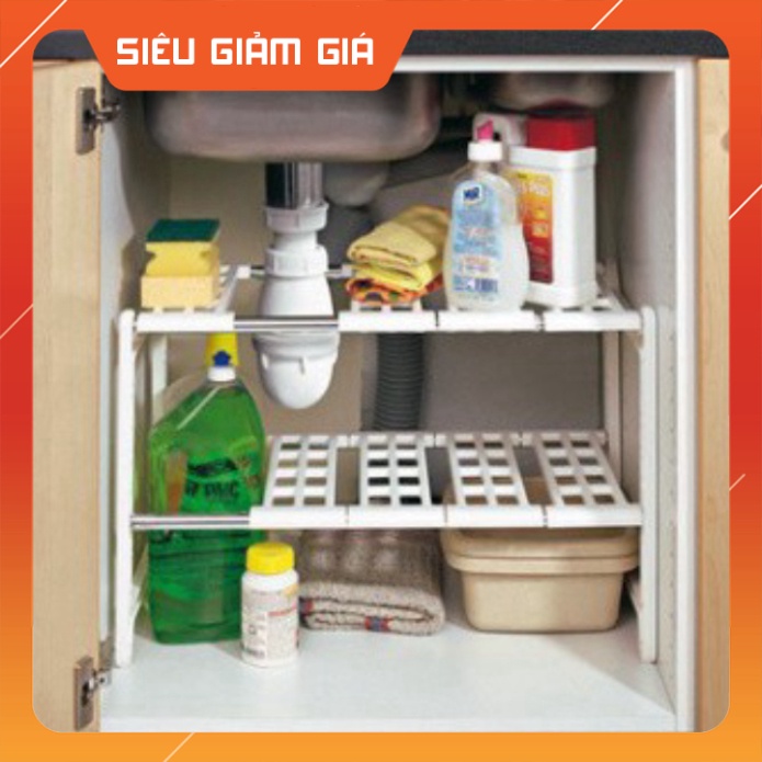 KỆ ĐỂ ĐỒ GẦM BẾP 2 TẦNG (BÁN BUÔN GIÁ RẺ NHẤT)