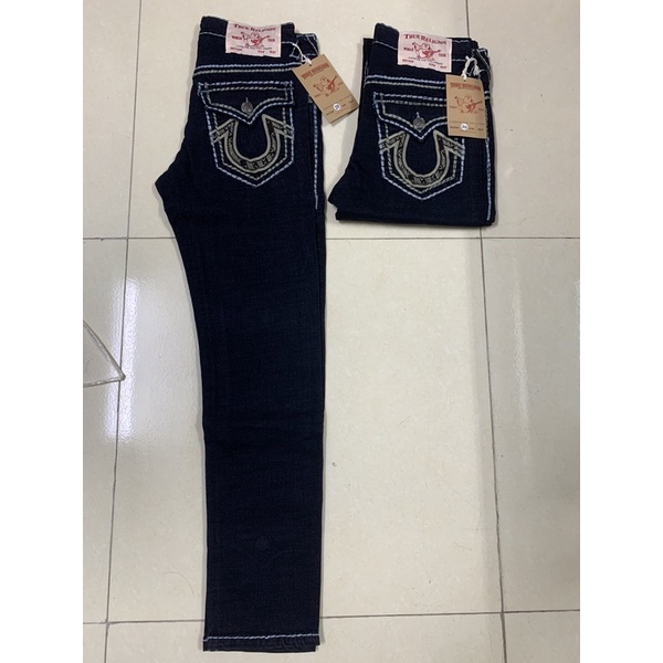 Quần jeans nam nắp túi chỉ nôi
