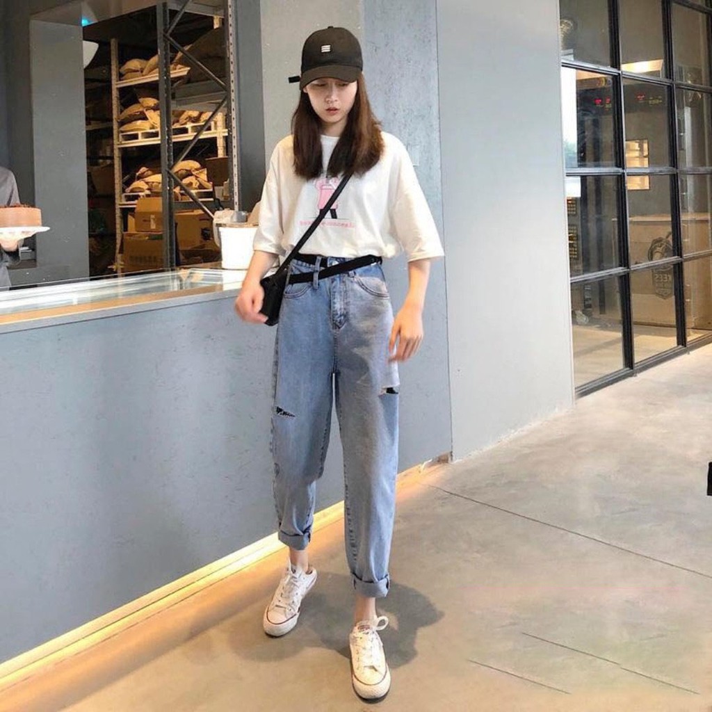 Hot Hot Quần Baggy Unisex Nữ BUN01 MinaFashion