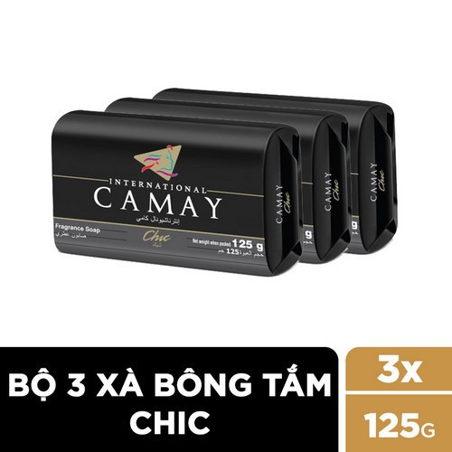 Combo 3 Xà bông Camay Chic (125g x 3)