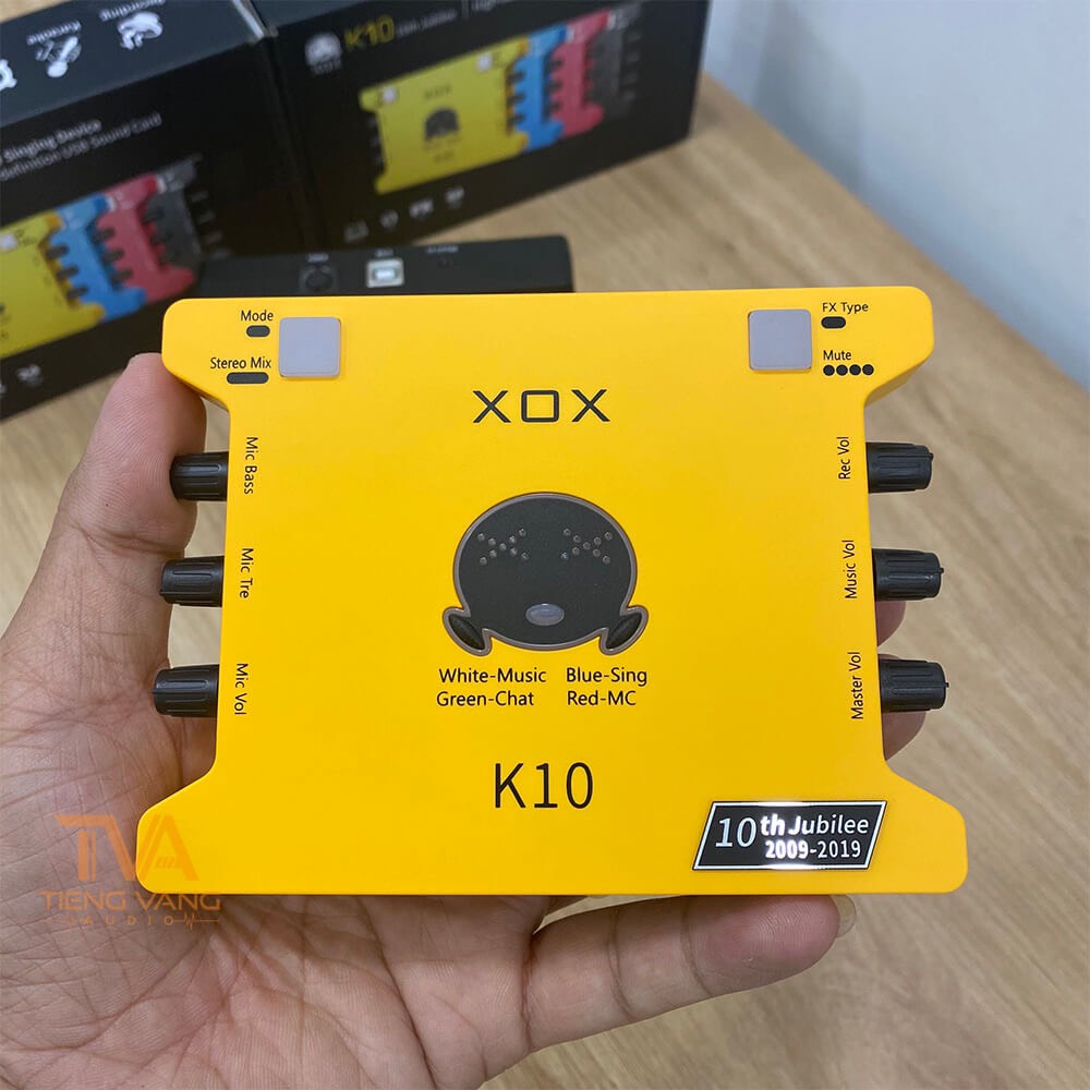 Combo Mic Thu Âm Sound Card XOX K10 2020 Micro ISK AT100 Loại 1 . Âm Thanh Cực Hay , Dễ Dàng Lắp Đặt