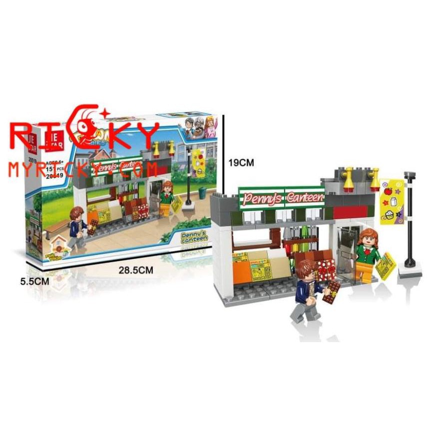 Bộ lego lắp ráp cửa hàng