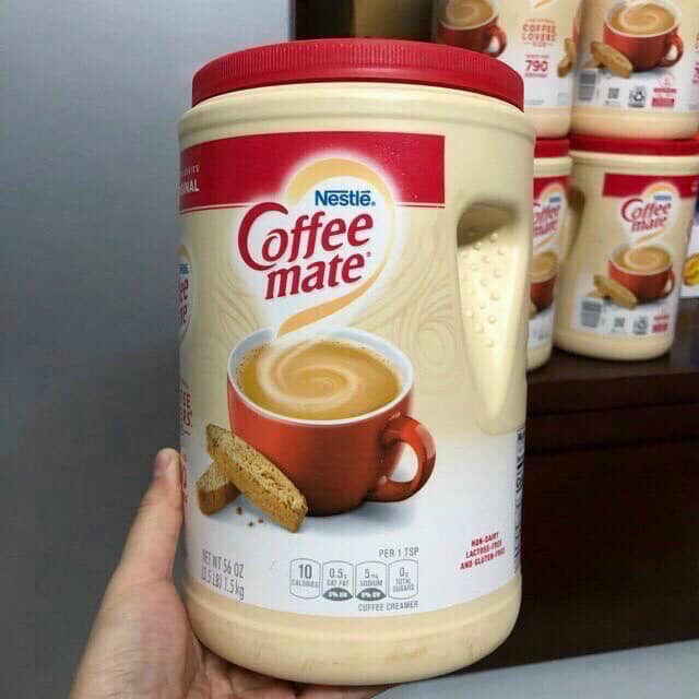 Bột kem sữa pha cà phê cafe Coffee mate 1.5kg Mỹ