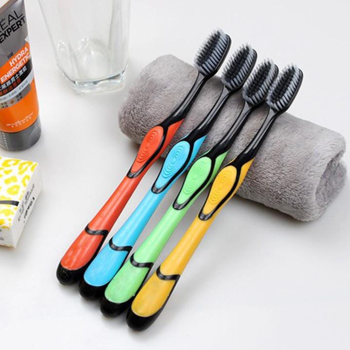 Hộp 30 cái Bàn Chải Đánh Răng Than Tre Hoạt Tính Bossi Hàn Quốc (sỉ)