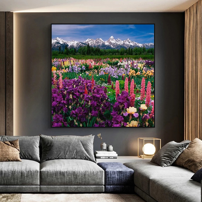 Tranh Vải Bạt Treo Tường In Hình Tranh Phong Cảnh van gogh Nổi Tiếng Trang Trí Nhà Cửa