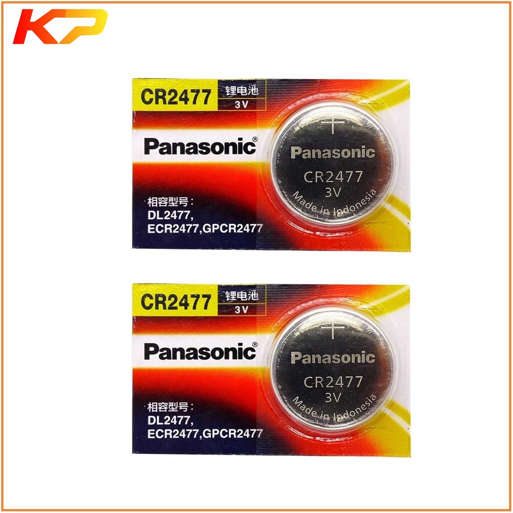 2 Pin CR2477 3V Panasonic made in Indonesia