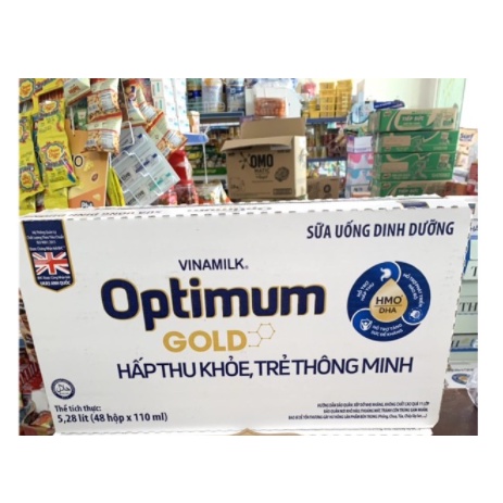 Sữa Bột Pha Sẵn Optimum gold 48 hộp x110ml