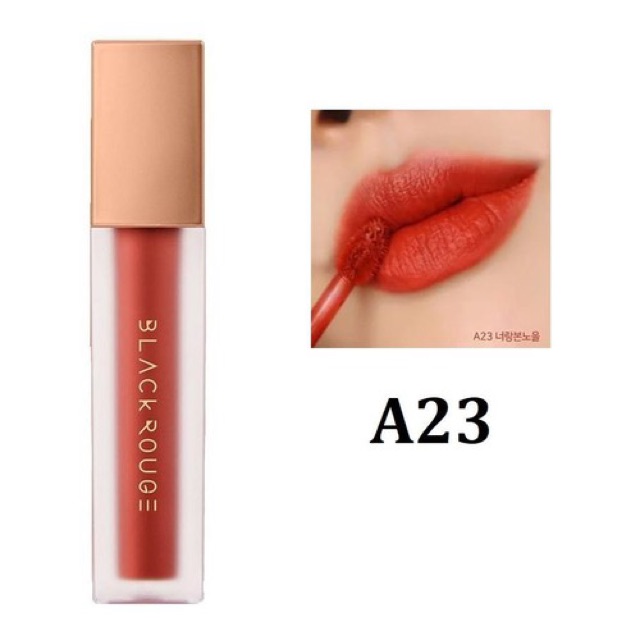 Son kem, son kem Black Rouge, AirFit Velvet Tint Ver 5, Black Rouge Ver 5, màu siêu đẹp, siêu lì, siêu bám, siêu nhẹ | BigBuy360 - bigbuy360.vn