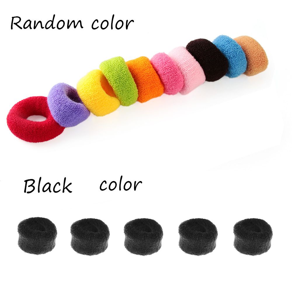 UPSTOP Dây buộc tóc cao su mềm bản rộng co giãn nhiều màu thời trang cho nữ