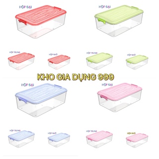 [SET 3 HỘP 6695] SET 3 hộp bầu đựng thực phẩm DUY TÂN, bảo quản  thực phẩm khô, đông lạnh