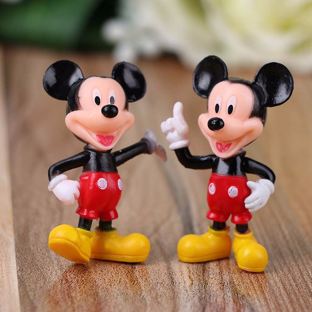 Set 6 Mô hình nhân vật hoạt hình Mickey Minnie xinh xắn