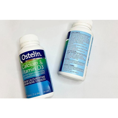 Canxi cho bà bầu, Ostelin Calcium & Vitamin D3, 130 viên của Úc