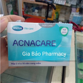 Viên uống ACNECARE 30 VIÊN - Hỗ trợ trị mụn,giúp đẹp da,giảm nhờn