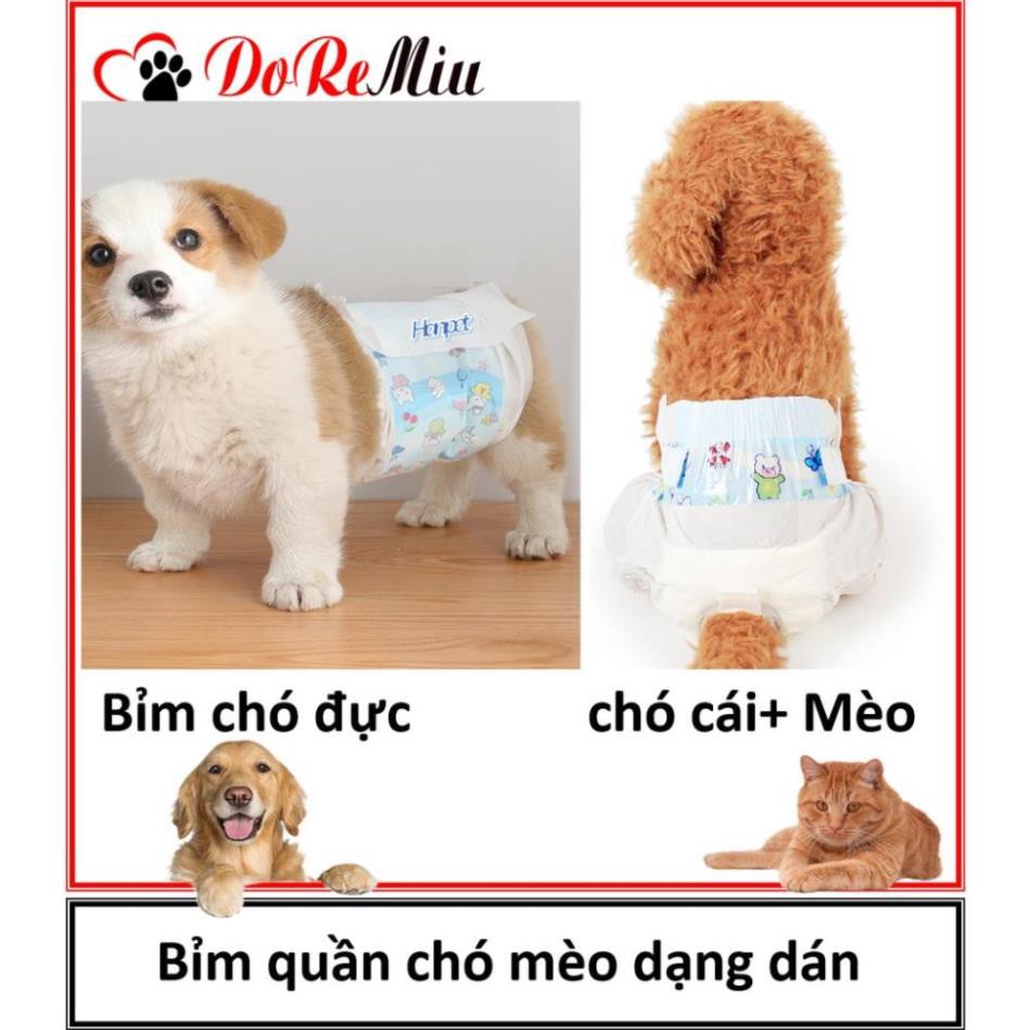 CTVD - Tã bỉm chó đực (Bịch 10 miếng) dạng băng rốn