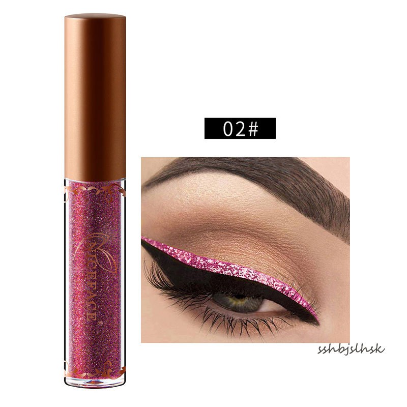 NICEFACE Metallic Colored Shiny Diamond Eyeliner High Pearlescent Eyeliner