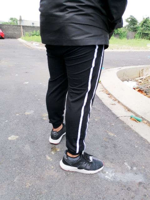 40-95kg Quần jogger/quần thể thao 2 sọc nam nữ bigsize