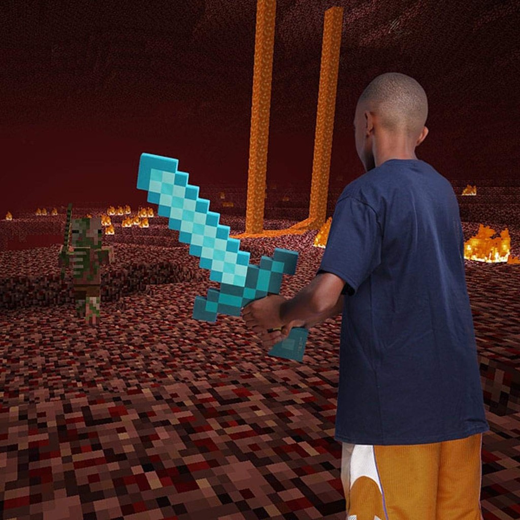 Combo Kiếm Súng Minecraft Diamond