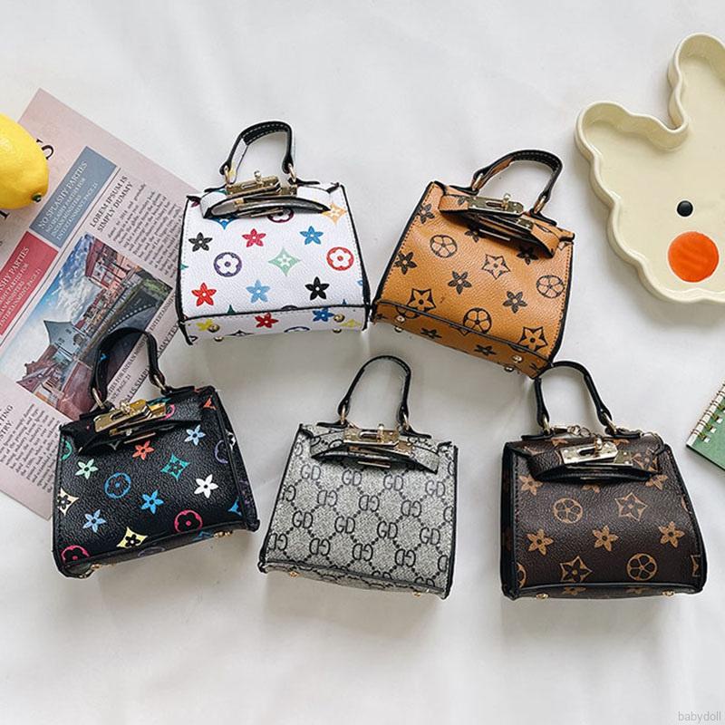 Túi đeo chéo phối dây xích thời trang dễ thương cho bé gái