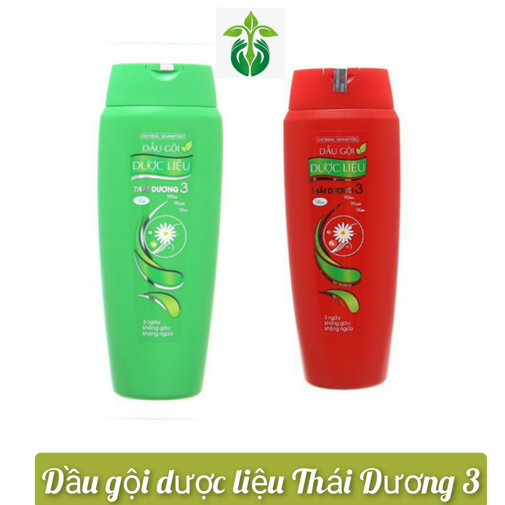 Dầu Gội Dược Liệu Thái Dương 3 Chai 200ml, Chống Rụng Tóc, Ngăn Ngừa Gàu, Sao Thái Dương