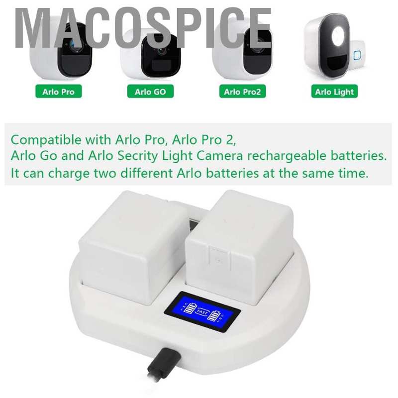 Bộ Sạc Pin Lipospice Cho Máy An Ninh Arlo Pro 2
