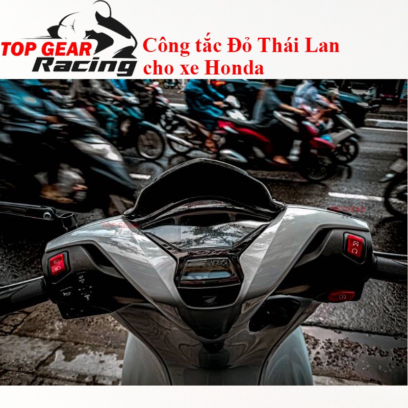 Bộ Công Tắc Đỏ Kiểu SH300i Thái Lan Thay Như Zin