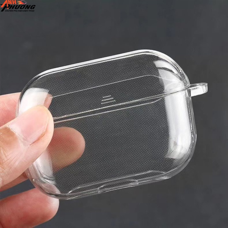 Case Airpods 1/2/Pro/3 TRONG SUỐT, chất liệu Silicon dẻo dai Giá Rẻ