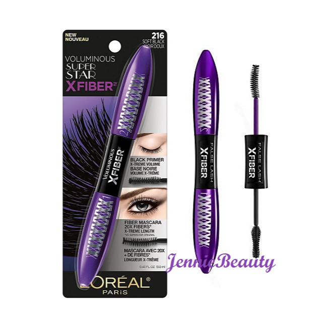 [Hàng USA] Mascara 2 đầu Loreal Superstar XFiber Waterproof