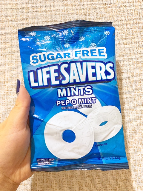 [Mã GROSALE2703 giảm 8% đơn 250K] 1 góiKẹo the không đường Life Savers sugar free