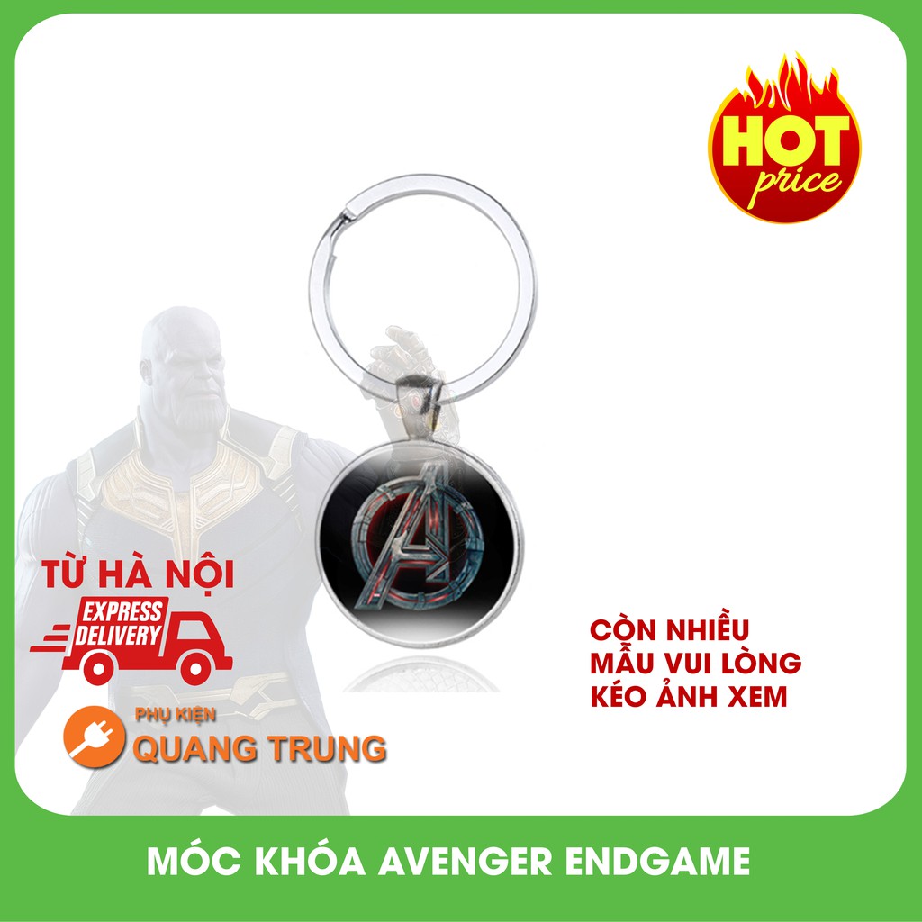 Móc khóa avenger endgame, siêu anh hùng cực hot