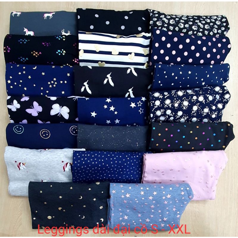 Quần legging dài size cồ cho bé và mẹ