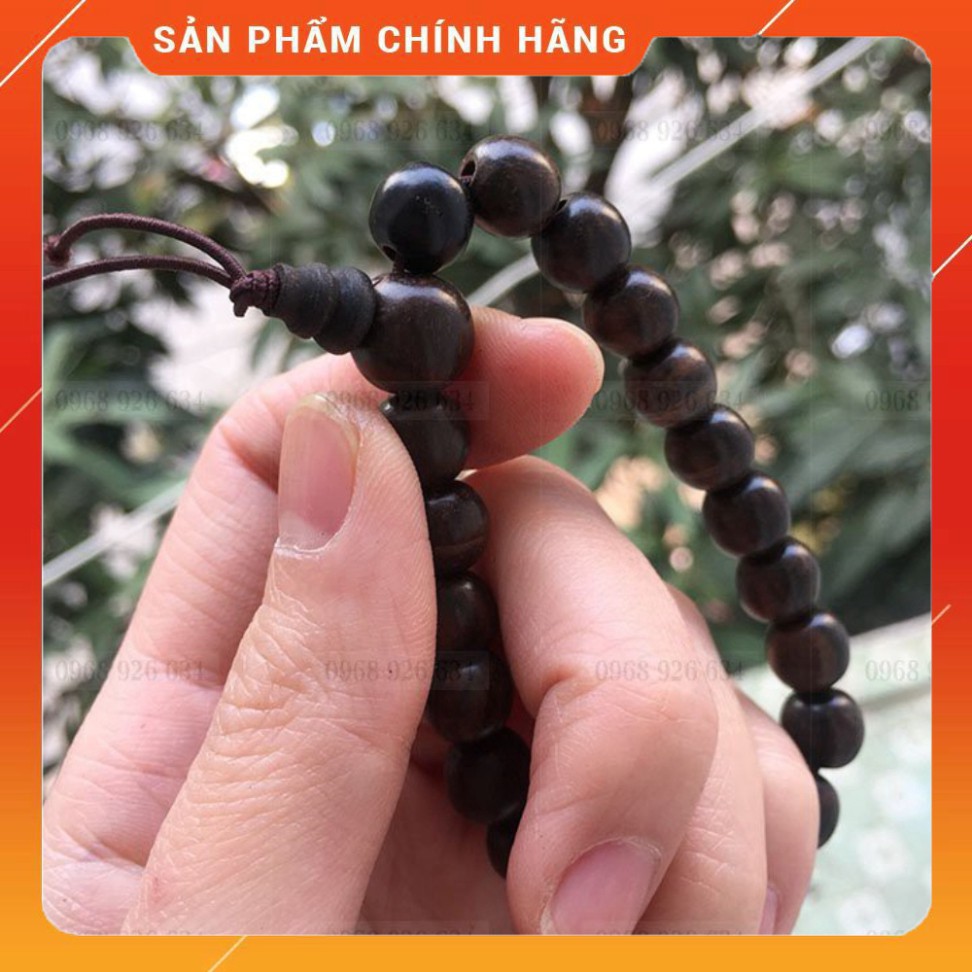 [SALE] Vòng đeo tay gỗ mun phong thủy📌 FREESHIP📌Vòng đeo tay may mắn hạt gỗ mun cho người mệnh Mộc, Thủy