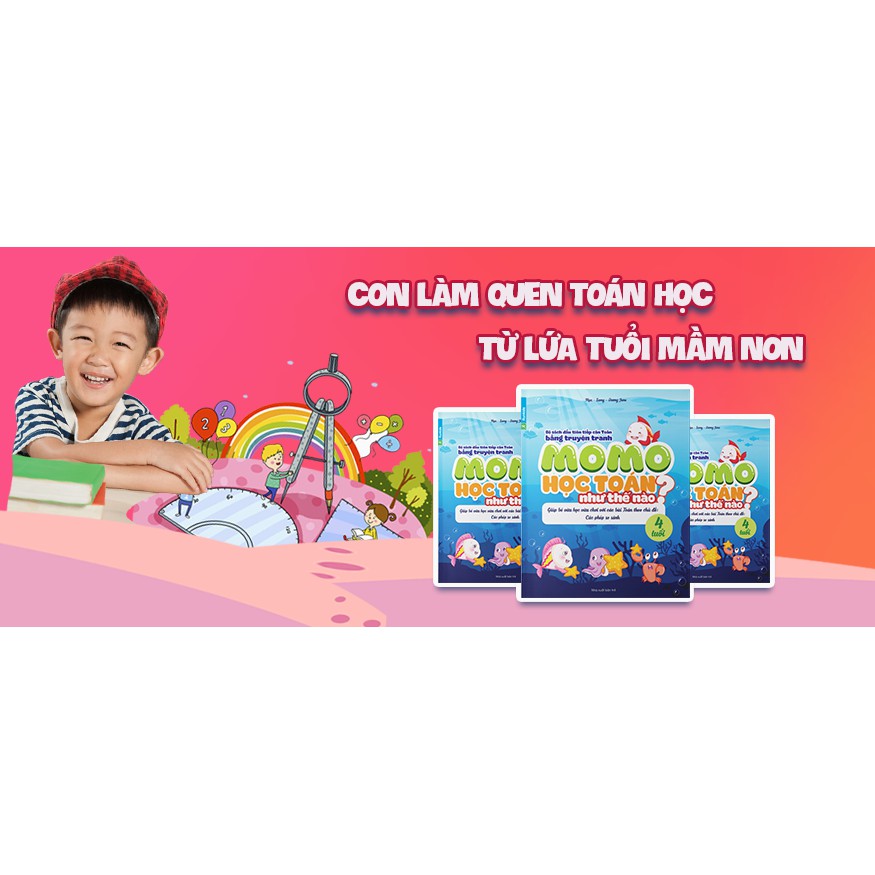 Sách Momo Học Toán Như Thế Nào 4 Tuổi | BigBuy360 - bigbuy360.vn