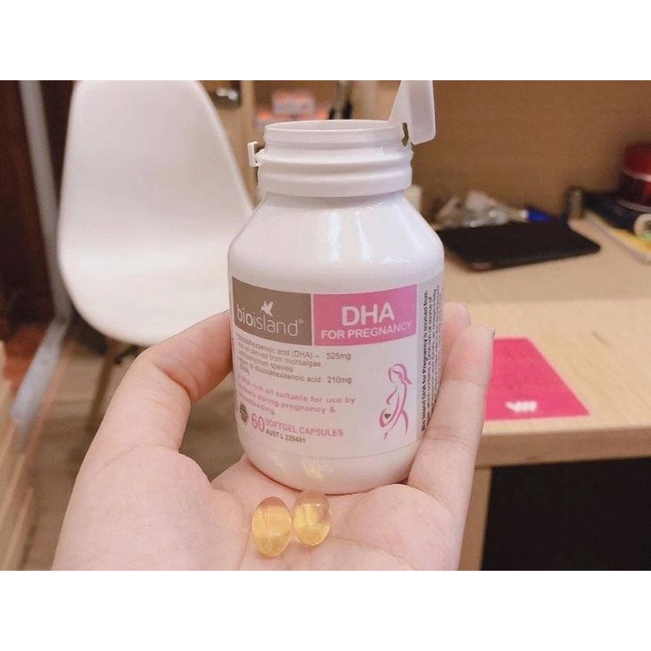 Viên DHA Bầu Bioisland Úc 60v- Bioisland DHA for Pregnancy