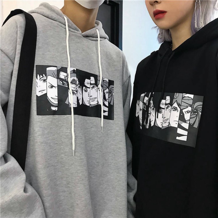 [Manman] Áo hoodie giới tính in hình naruto thời trang, chất nỉ ấm dáng đẹp trẻ trung New hàn quốc một 5