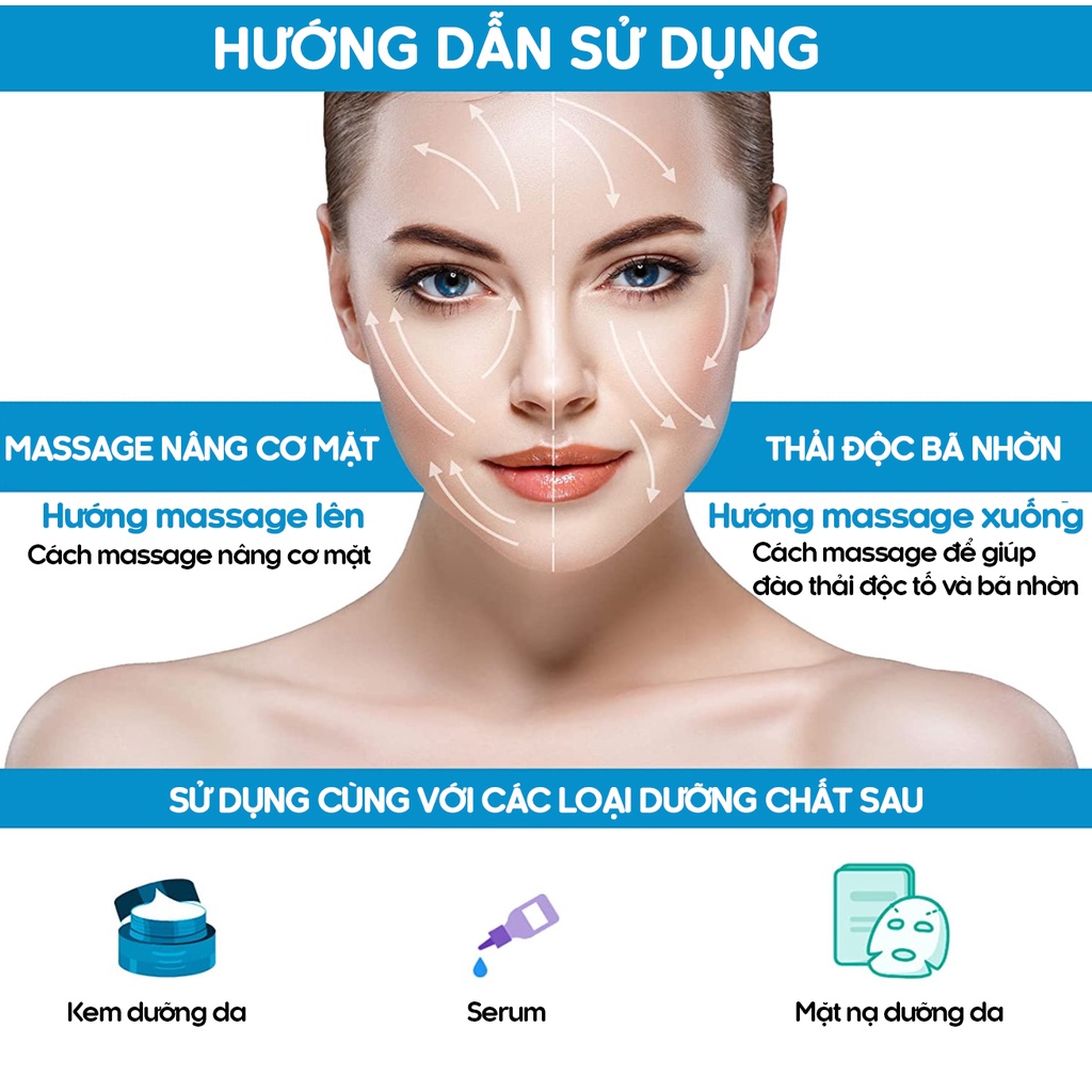 Crystal ball - Thanh Lăn Đá Lạnh Massage Mặt Giảm Bọng Mắt Và Thu Nhỏ Lỗ Chân Lông - Quả Cầu Lạnh Mát Xa
