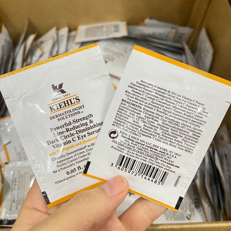 [Sample 1.5ml] Tinh chất dưỡng mắt Kiehl’s Vitamin C Eye Serum Powerful-Strength Dark Circle Reducing | Kiehls | BigBuy360 - bigbuy360.vn