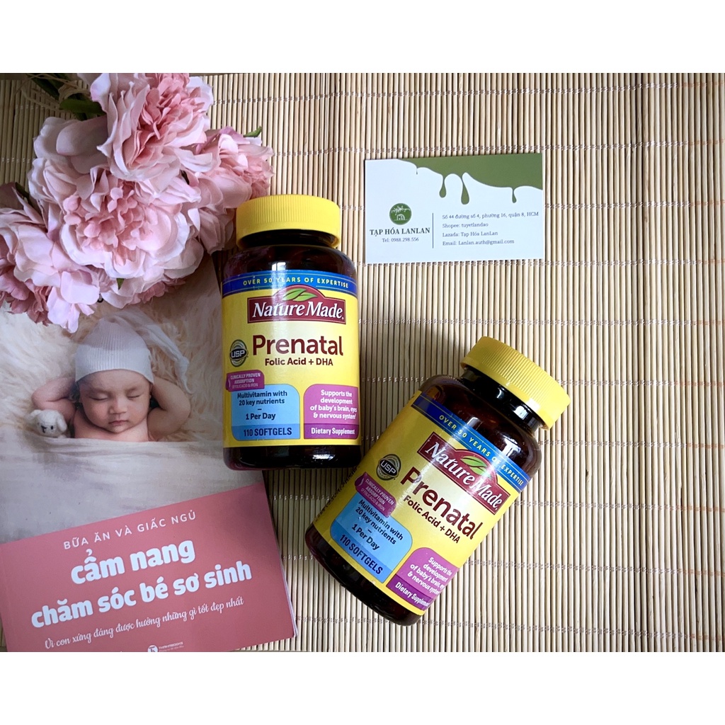 [ DATE 10/2024 ] VITAMIN TỔNG HỢP PRENATAL CHO MẸ BẦU CỦA MỸ - 150 VIÊN