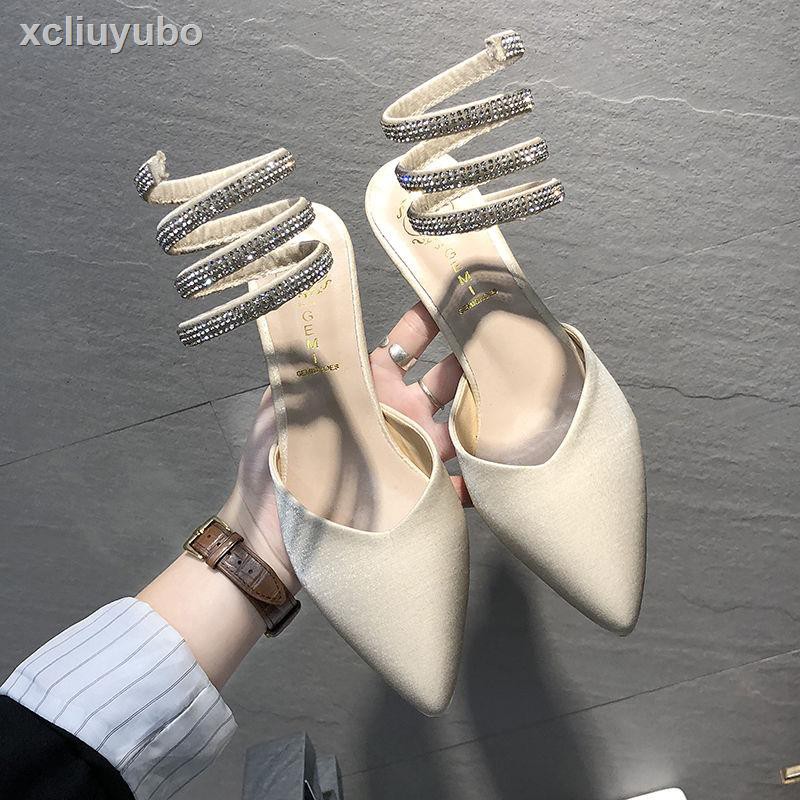 Giày Xăng Đan Cao Gót Đính Đá Thời Trang Cho Nữ | BigBuy360 - bigbuy360.vn