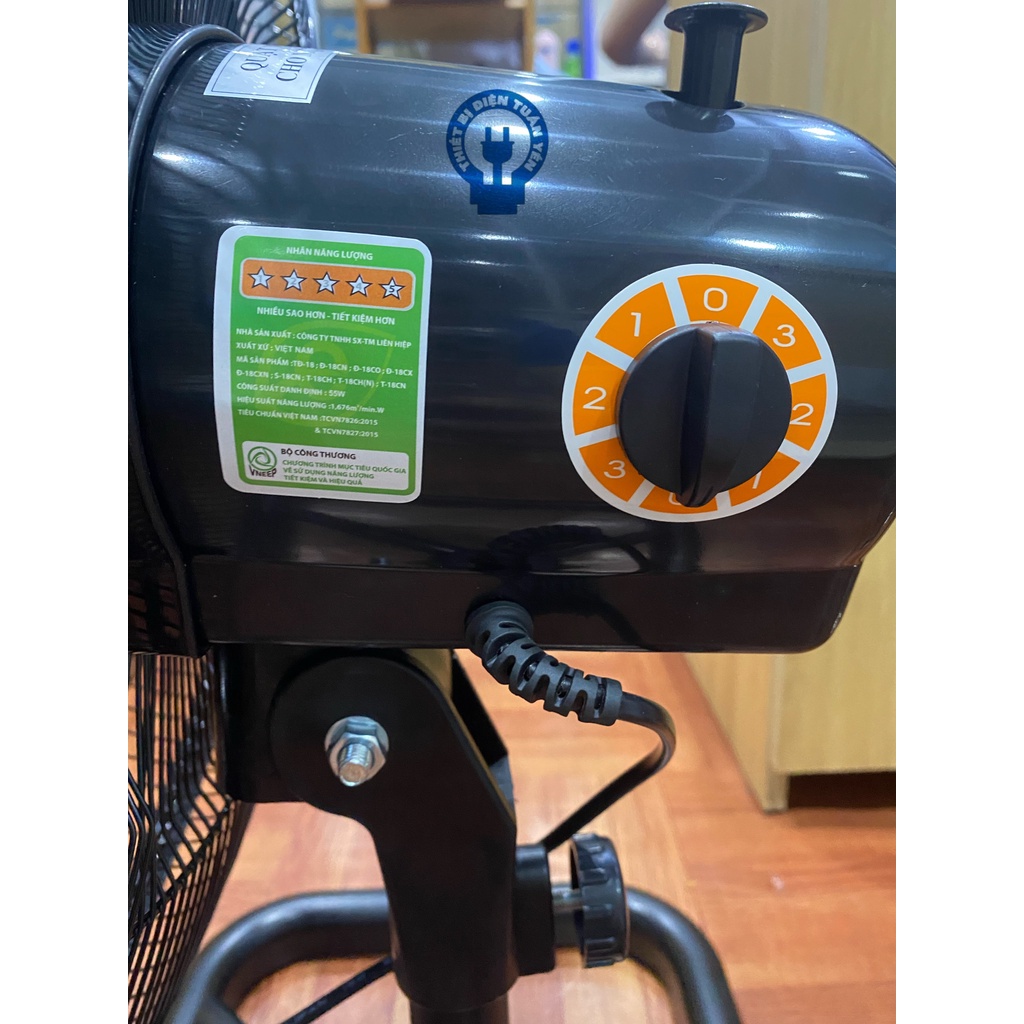 Quạt Sàn Công Nghiệp LIFAN S-18CN( sải cánh 45 cm, CS55W) - BH 2 năm chính hãng