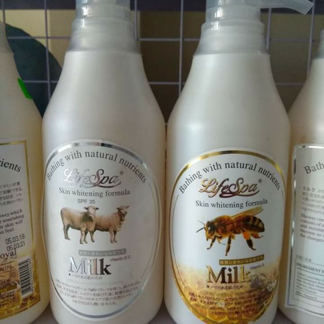 Sữa tắm dê lifespa milk thái lan