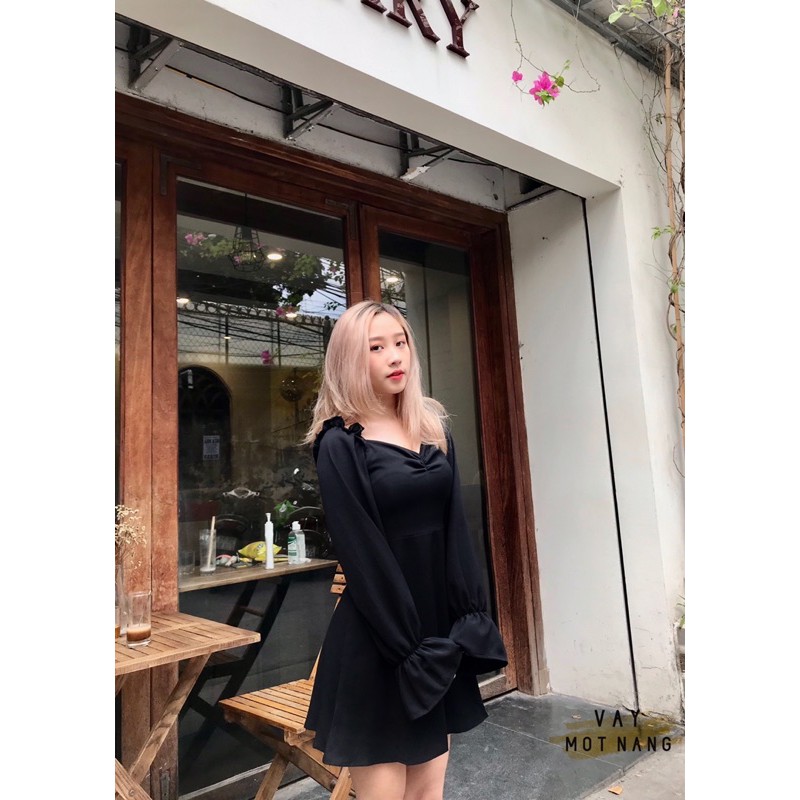 VÁY CHỮ A TAY XOÈ CÔNG CHÚA | BigBuy360 - bigbuy360.vn